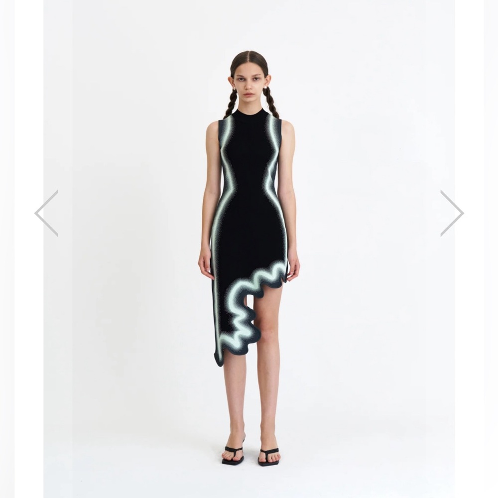Authentic PH5 Brooklyn Wavy Assymetric Dress - Size M